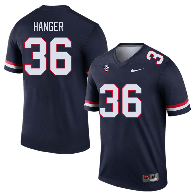 Men #36 Dominic Hanger Arizona Wildcats College Football Jerseys Stitched Sale-Navy